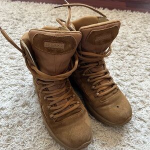 Reebok Tan Combat Boots